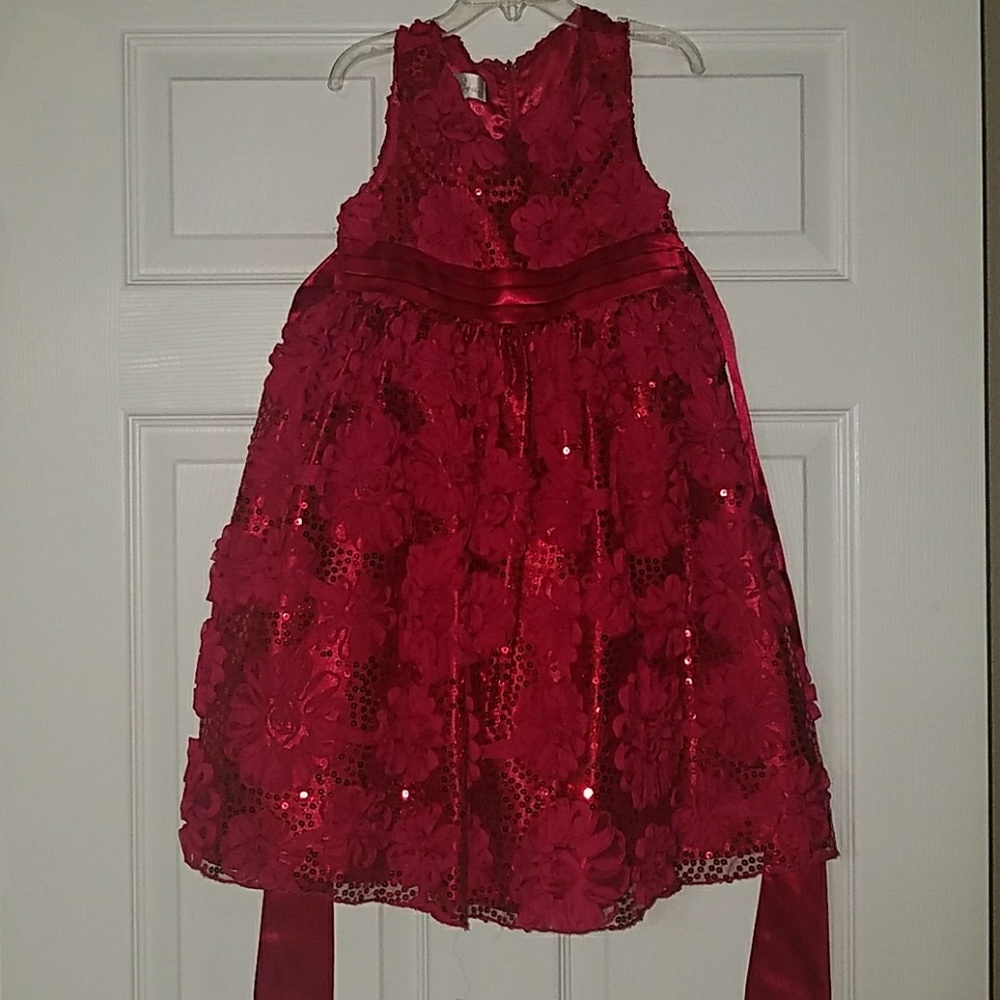 ❤❤❤Red formal little girl's dress❤❤❤